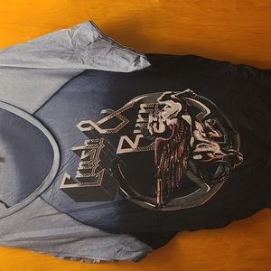 Crash And Burn Rhinestone Embellished Grahic Tee